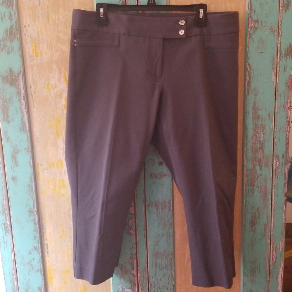 Crop Alfani grey pants
